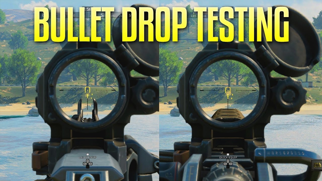 How the bullet drop works in Call of Duty Blackout | Dexerto.com - 