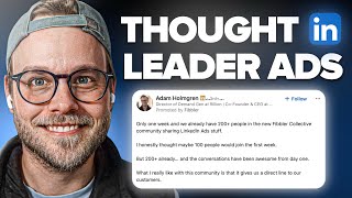 Linkedin Thought Leader Ads Full Step-By-Step Tutorial 2026