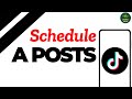 How to Schedule TikTok Posts on Android ?