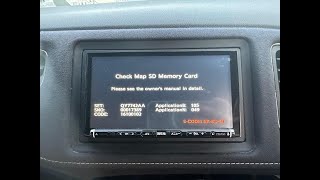 Clarion Nx616 Radio Sd Card For Honda Vezel cnavigationdisk