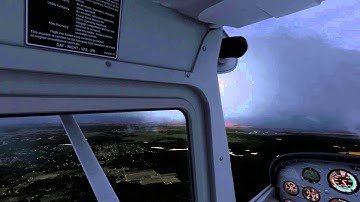 Prepar3D v2.3 - A2A C172R in the clouds