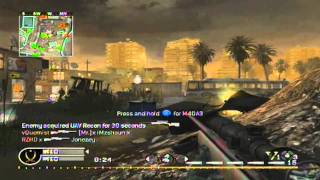 Funny CoD4 Glitch - Barret 9000000 Cal Hitmarker!