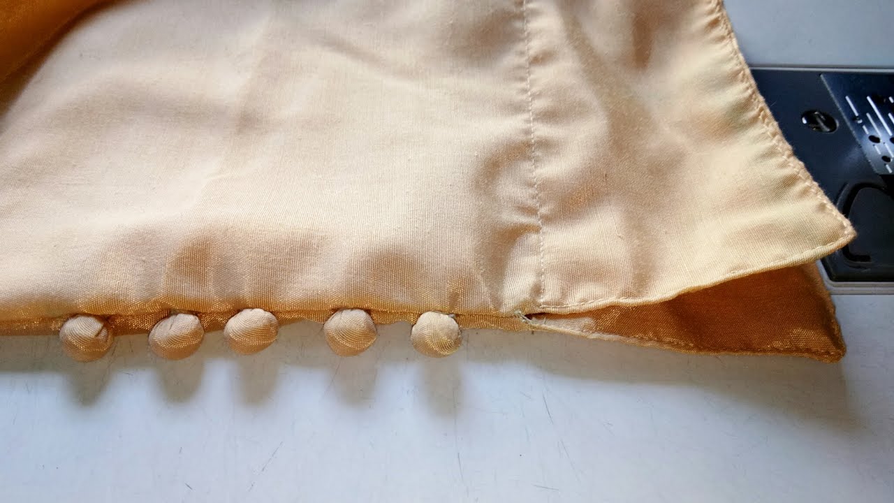 narrow pant slit /cut design with potli buttons💁 लेडीस  पैंट मे साइड slit कट बनाने का  आसान  तरीका