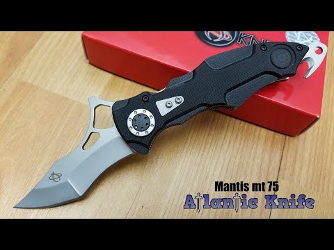 MANTIS MT 7.5 LINERLOCK STAINLESS BLACK G10 FOLDING POCKET KNIFE