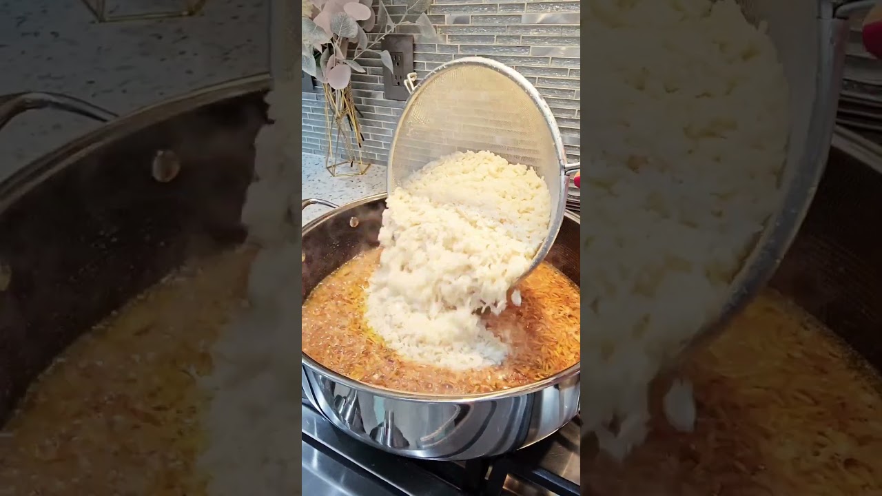 Making the best rice ever with my new Hexclad Pan (Gordon Ramsay) 😋🍚