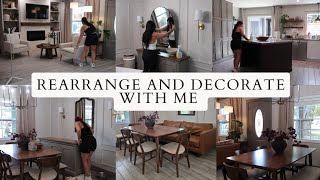 Decorate & Rearrange With Me | Small Home Updates & Decor Shopping