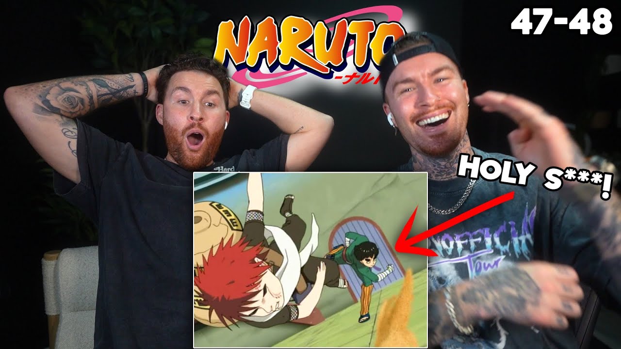 ROCK LEE VS GAARA! | Showing My Twin Brother Naruto For THE FIRST TIME! | Episode 47 & 48 Reaction