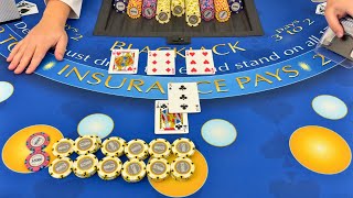 I WON OVER $1,000,000 ON ONE LEGENDARY ALL IN BLACKJACK BET!