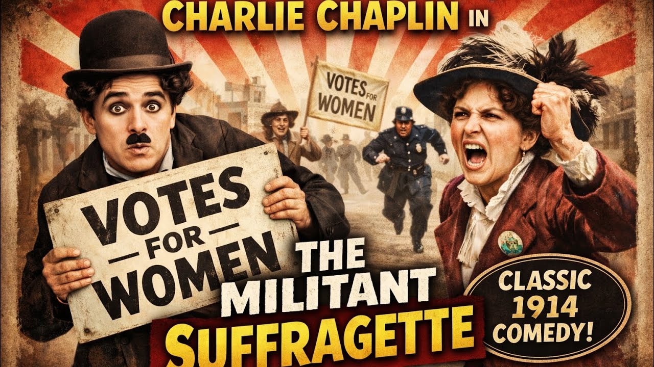 🎩✨Charlie Chaplin in The militant suffragette/old is gold/ the famous Comedians Charlie Chaplin 