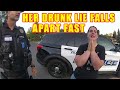 Bodycam DUI Arrest - Drunk Mother's Elaborate Lie Unravels Quickly in Pullman, WA