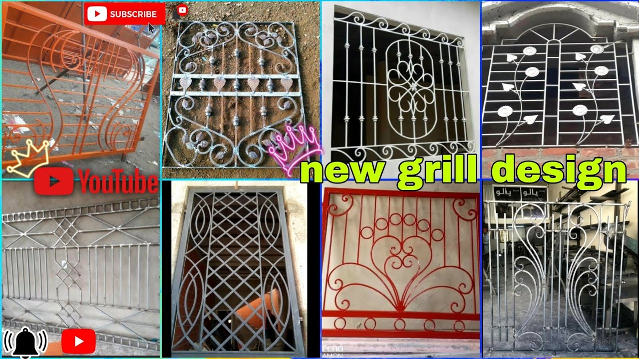 new grill design/window grill design/baranda gill design/Steel grill