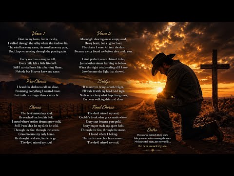 LC-Zach Bryan-The Devil Missed My Soul 🔥 | Epic Cinematic Country Anthem (Official Lyric Video)