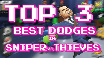 TOP 3 BEST DODGES IN SNIPER VS THIEVES! HAVE TO KNOW! (Tips and Tricks) HD 2017