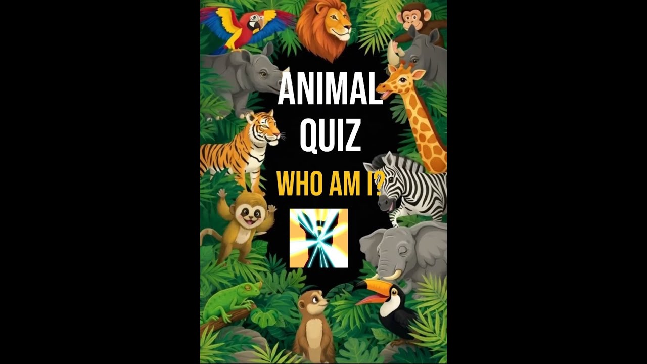 Can You Name All 24? 10 Minute Rapid Animal Silhouettes Quiz #1