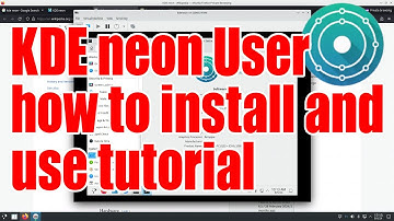 KDE neon User Edition how to install and use tutorial - August 2024 -f683e69c