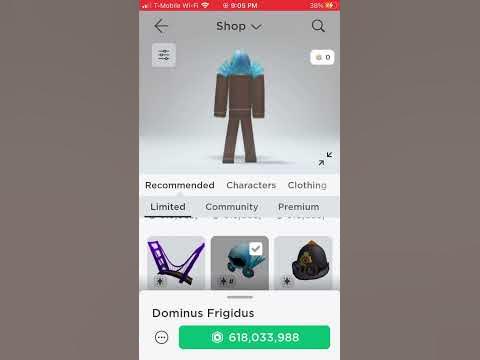 Most expensive dominus on Roblox!!!!!! - YouTube