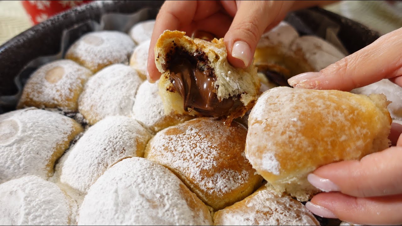 POSNE POGACICE SA DZEMOM – No Eggs, No Milk! Just Perfect Buns with Jam & Cream!