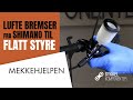 Lufte HYDRAULISKE SKIVEBREMSER fra SHIMANO til SYKKEL med FLATT STYRE | MEKKEHJELPEN