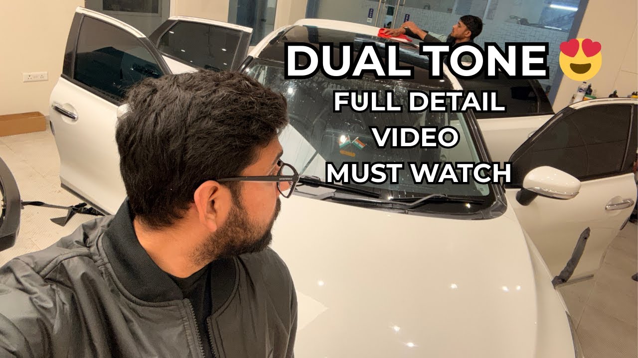 New Baleno Dual Tone Conversion 🔥 | Black PPF Roof Wrap Full Detail | Must Watch! 