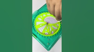 ASMR Spiral Sounds for Rest | Hypnotic Spirograph Art for Deep Relaxation! #art #shorts #spirograph