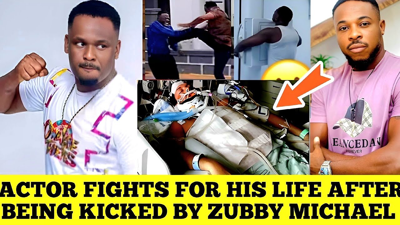 ZUBBY MICHAEL DRAGGED FOR SENDING HIS COLLEAGUE TO EMERGENCY UNIT WITH A  BLOW WHILE FILMING