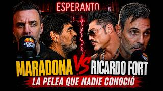 “LA NOCHE QUE MARADONA Y RICARDO FORT SE PELEARON EN ESPERANTO”