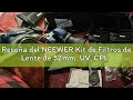 Reseña del NEEWER Kit de Filtros de Lente de 52mm: UV, CPL, FLD, ND2, ND4, ND8, Parasol y Tapa de Le