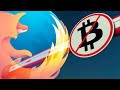Mozilla Firefox Dejará de Aceptar Donaciones en Criptomonedas