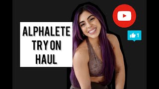 Alphalete Try on Haul \& Review!