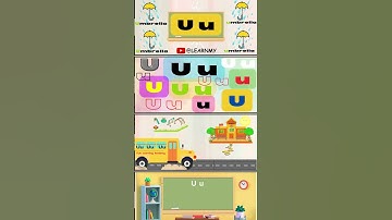 Learn My ABCs | Letter U |  Watch full video for A - Z on @LearnMy channel