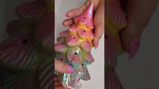 Foil on my ceramic Christmas tree