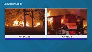 Investigation underway after crews respond to 2 separate house fires, blocks away from each other