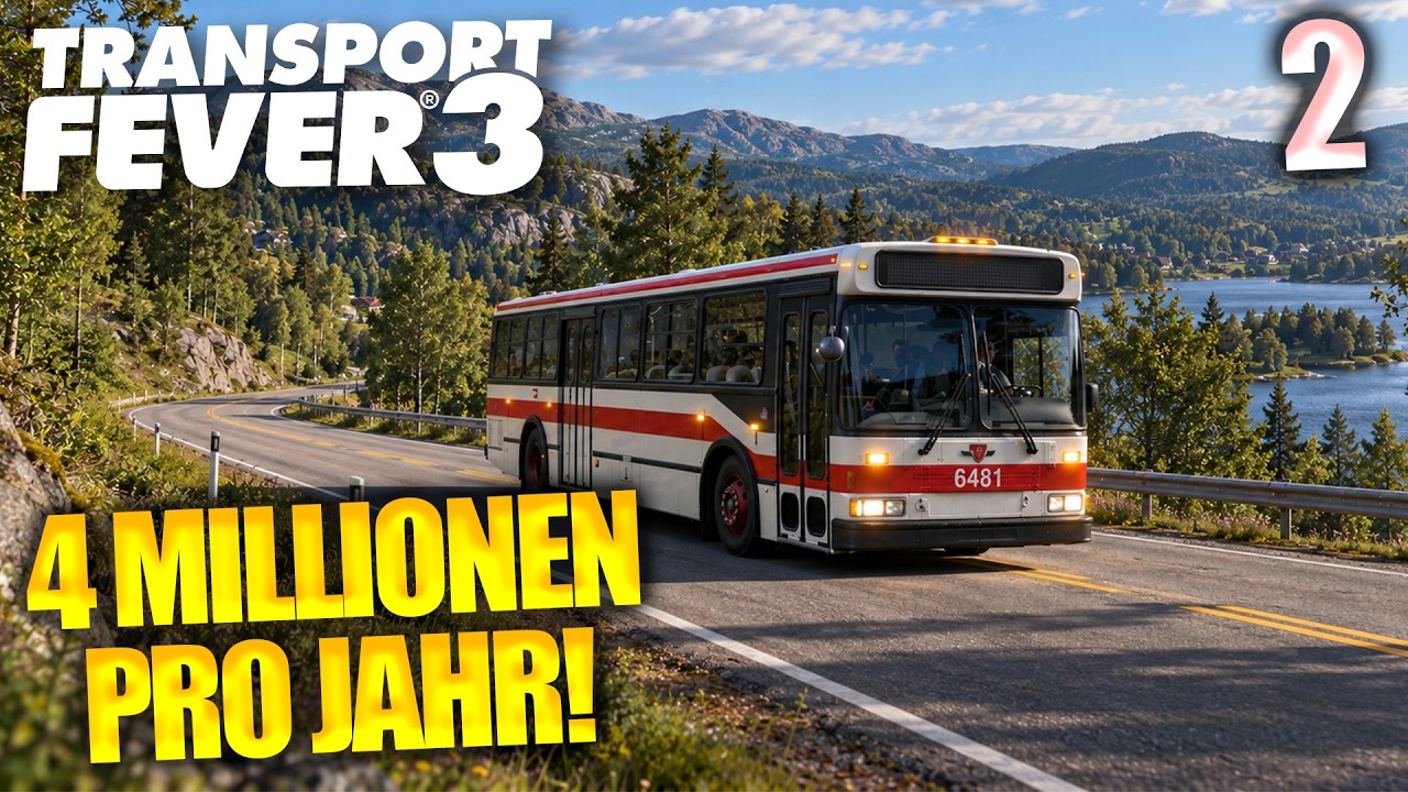 Meine Fernbusse werden zur Geldmaschine! | Transport Fever 3