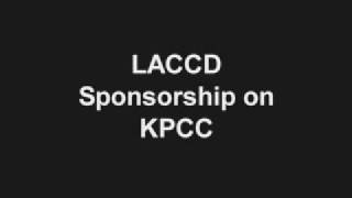 LACCD on KPCC
