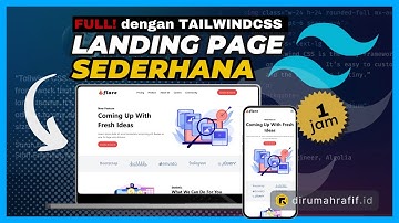 LENGKAP! Membuat Landing Page Dengan Tailwind CSS