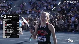 Girls 400m High School Section 2 [Meet Record!] - Drake Relays 2026 [Full Race Replay]