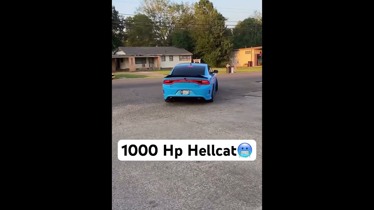 1000hp Hellcat is crazy😮‍💨 