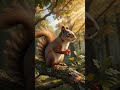 Cute Squirrel Enjoying Nature 🐿️🌿 #shorts #animals #nature
