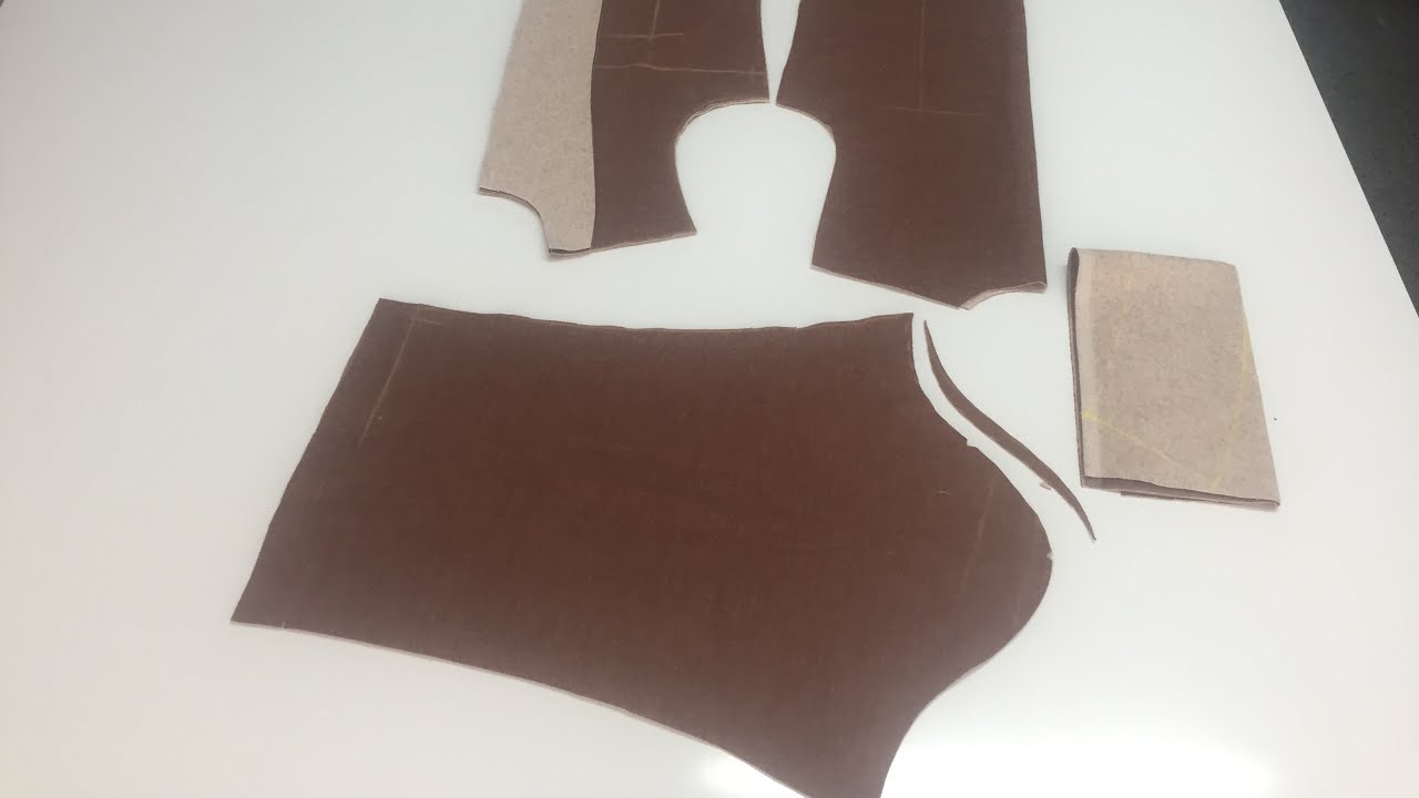 40 beden polo yaka ceket kesimi Size 40 polo collar jacket cut#pratik#oversize#ceket#practical#kaban