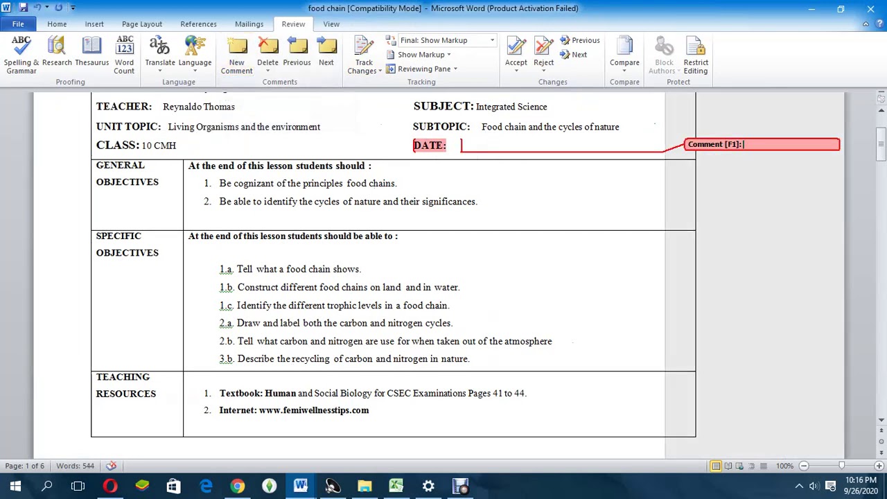 how to use ms word for assignment