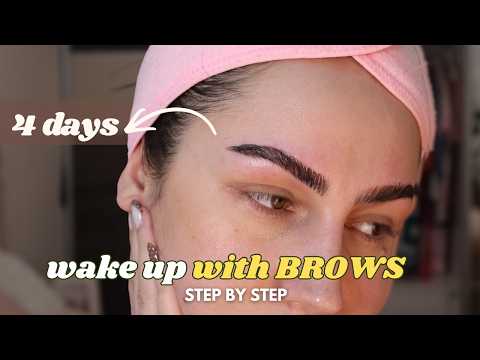 stop doing your brows EVERY MORNING (microblading DIY) thumbnail