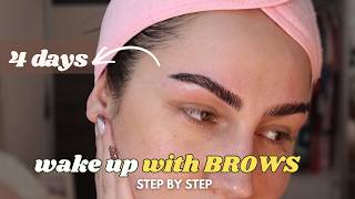 stop doing your brows EVERY MORNING (microblading DIY)