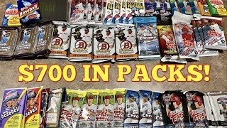 BIG RANDOM 50 PACK / $700 BASEBALL CARD PACK OPENING! LOTS OF AUTOS!