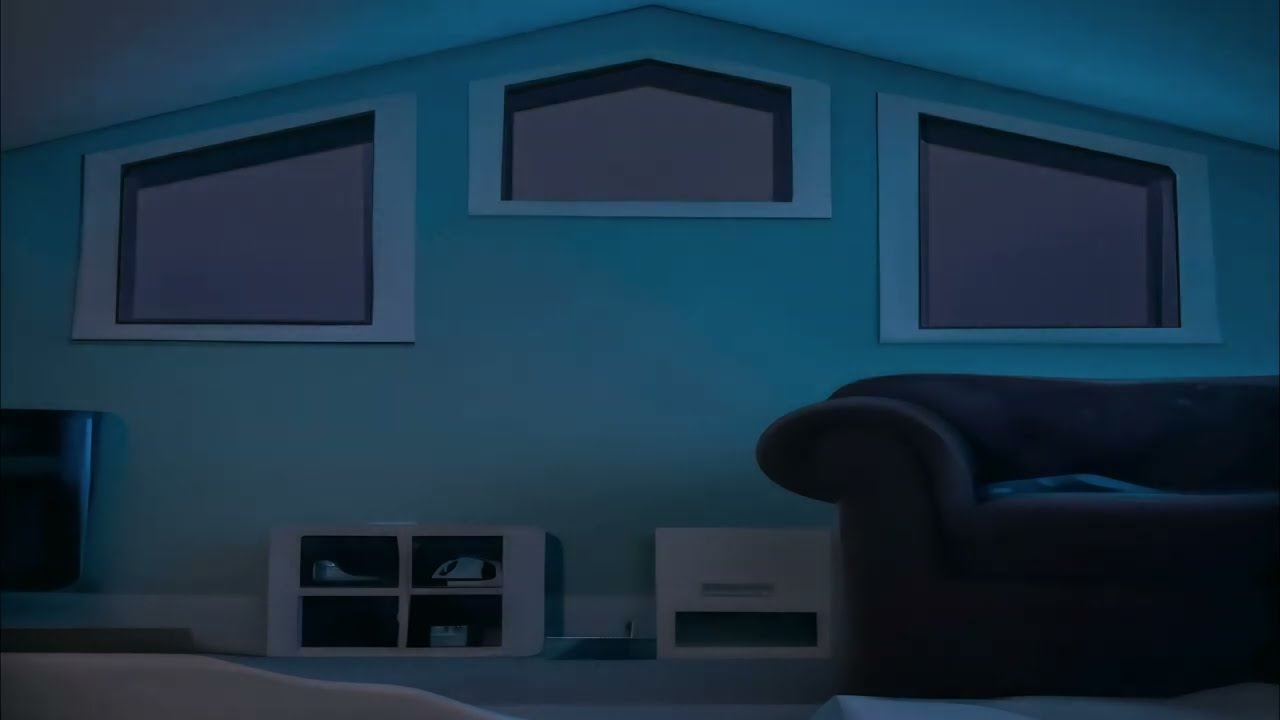 Spring Rain At Night From Bed 