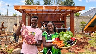 🔥 Our Dream Outdoor Kitchen Gets a NEW Look! | Massive Beef & Potato Skillet | Countryside Living