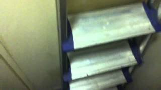 AMAZING Gurney Manually Controlled Traction Freight Elevator At An ?? Location Downtown Brooklyn NYC