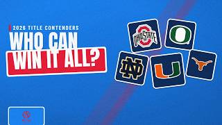 Who Can ACTUALLY Win the 2026 National Championship | Every Contender Ranked