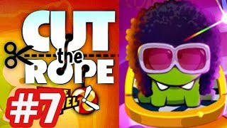Cut The Rope Time Travel - Android Walkthrough - Part 7 Disco Era (Level 7-1 to 7-15)