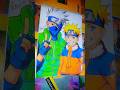 Kakashi and Naruto drawing ✨#shorts #anime #drawing #kakashi #Naruto