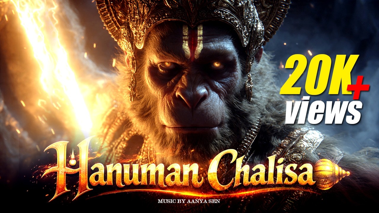 Powerful Hanuman Chalisa | Female Version | Divine Devotional Music Video | Aanya Sen